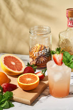 Vesper Grapefruit Paloma cocktail infusion kit jar — lifestyle photo