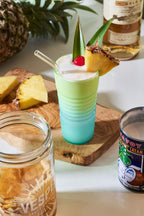 Vesper Piña Colada cocktail infusion kit jar — lifestyle photo