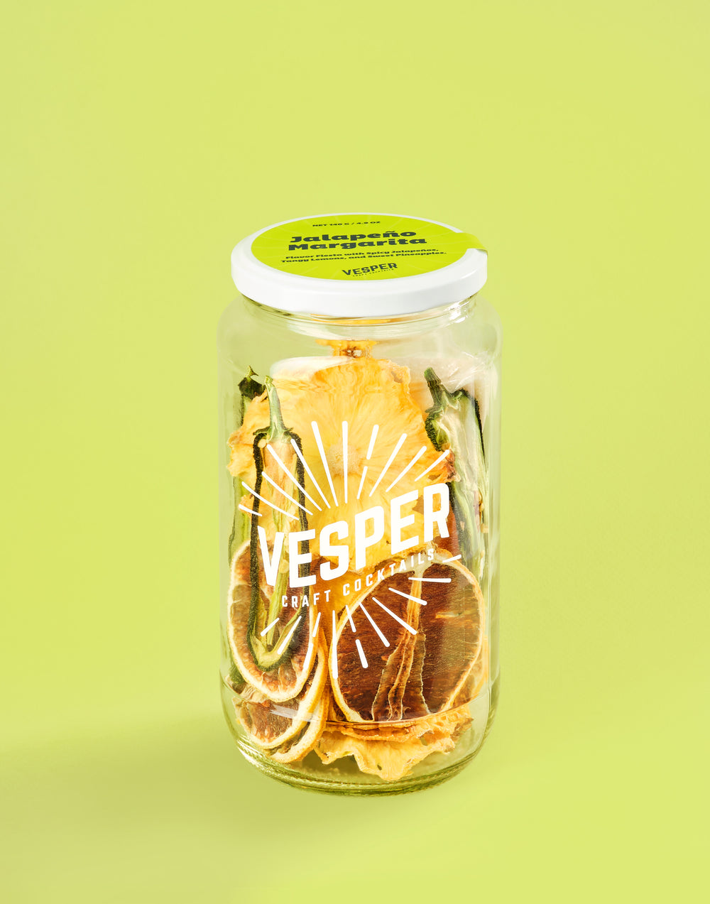 Vesper Jalapeño Margarita cocktail infusion kit jar