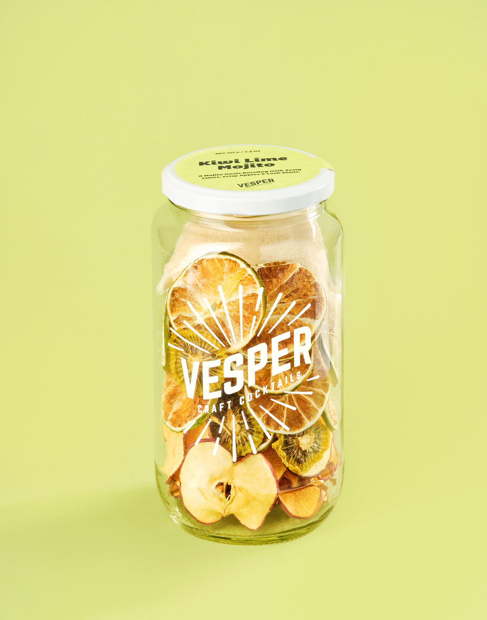 Vesper Kiwi Lime Mojito cocktail infusion kit jar