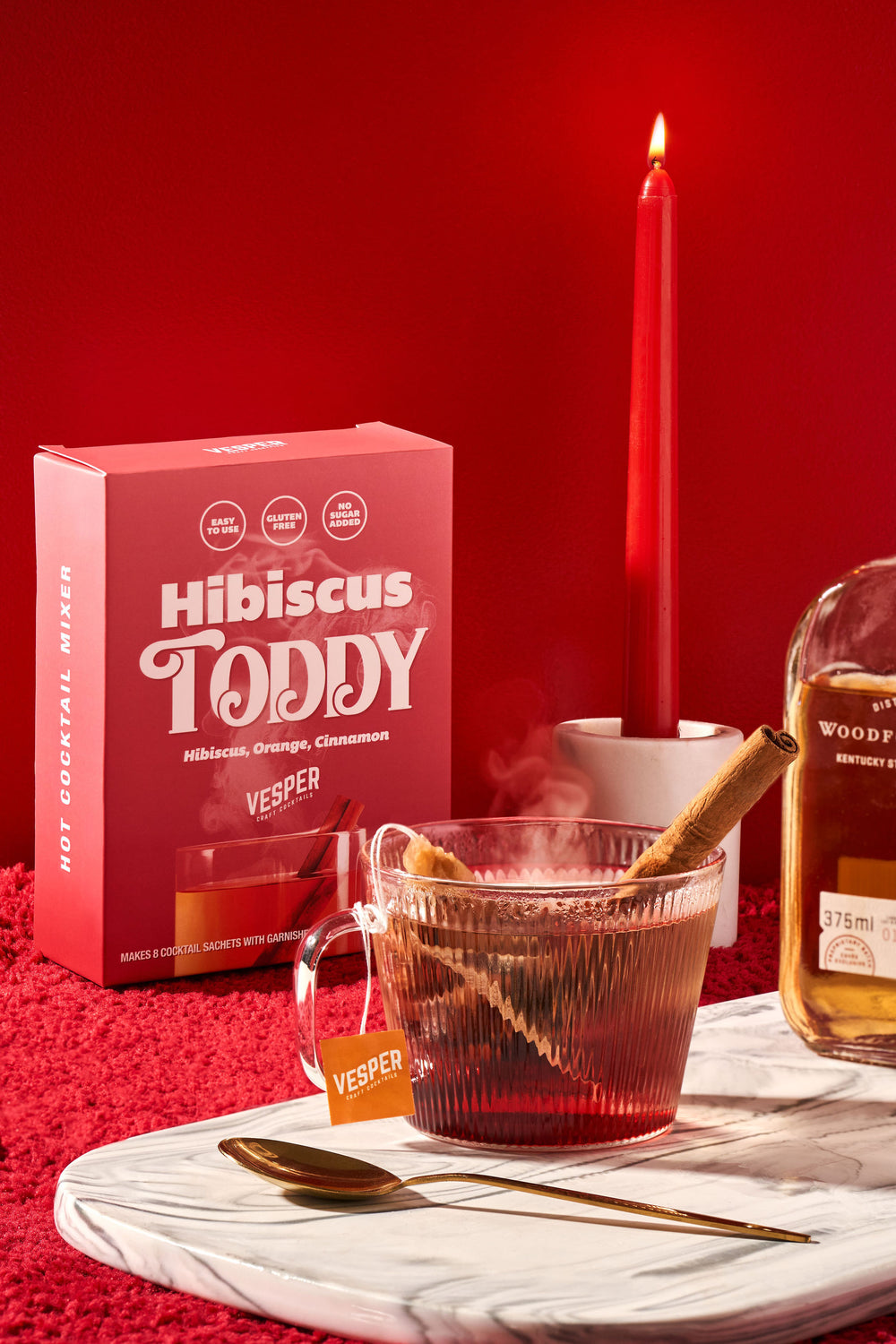 Vesper Hibiscus Toddy cocktail infusion kit jar