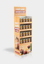 Branded Shelving Unit for Infusion Jars